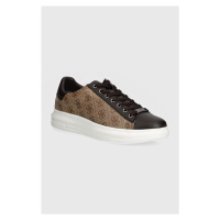 Sneakers boty Guess VIBO hnědá barva, FM8VIB FAM12