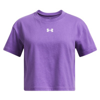 Dívčí tričko Under Armour CROP SPORTSTYLE LOGO SS