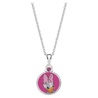 Disney Půvabný stříbrný náhrdelník Daisy Duck CS00026SRPL-P (řetízek, přívěsek)