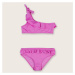Plavky dívčí dvoudílné růžové EXTREME INTIMO