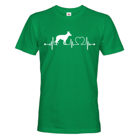 Pánské tričko s potiskem Německého ovčáka - skvělý darek pro milovníky psů BezvaTriko