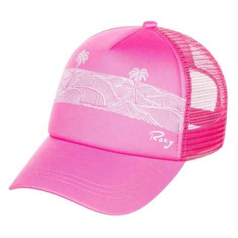 Čepice Roxy růžová barva, vzorovaná | Modio.cz