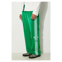 Tepláky adidas Originals Adibreak zelená barva, s aplikací, IY9923