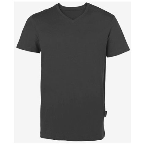 Hrm Pánské tričko z organické bavlny HRM102 Dark Grey