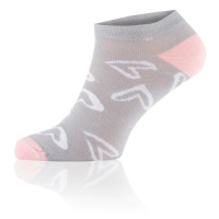 Dámské kotníkové ponožky Italian Fashion S149S Noelie Šedo-ružová