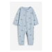 H & M - Vzorované pyžamo - modrá