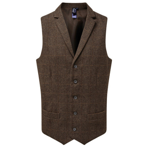 Premier Workwear Pánská vesta PR625 Brown -ca. Pantone 476
