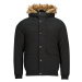 Jack & Jones JJCHAMP BOMBER JACKET FUR Černá