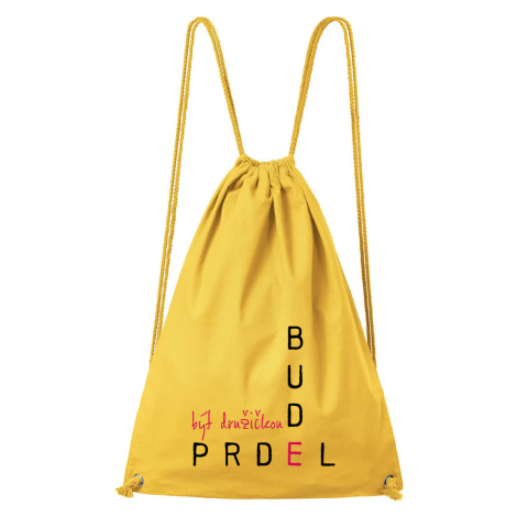 DOBRÝ TRIKO Bavlněný batoh - Být družičkou Barva: Žlutá