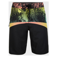 Zeleno-černé pánské vzorované plavky O'Neill HYPERFREAK PRO BLOCK 20'' BOARDSHORTS