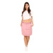 Willard JINNY Dámská sportovně elegantní sukně, růžová, velikost