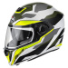 AIROH Storm Soldier STSO38 helma integrální bílá/šedá/žlutá