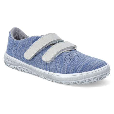 Barefoot tenisky Jonap - Knitt 3D modrošedá melír