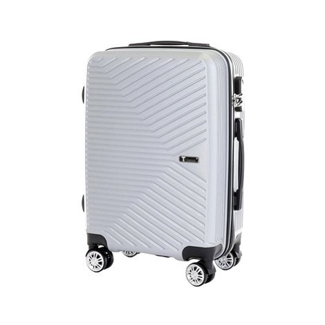 T-class® Cestovní kufr VT21111, stříbrná, M