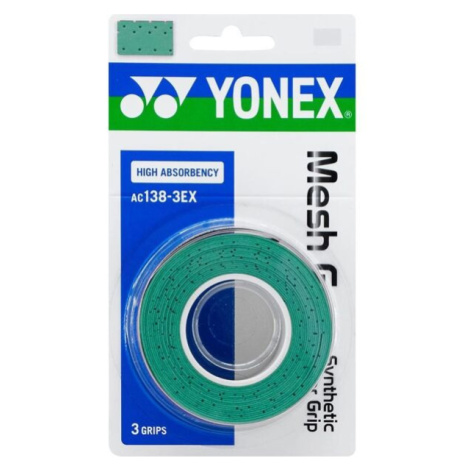 Yonex MESH GRAP AC138 3 KS Vrchní omotávka, zelená, velikost