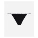 Spodní prádlo karl lagerfeld mini logo g-string černá