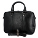 Trendová univerzální koženková pracovní taška Moji, černá