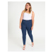 GATE Základní dámské džíny skinny s vysokým pasem plus size