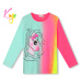Dívčí tričko - KUGO PC3813, mentolová/růžová/žlutá Barva: Mentolová