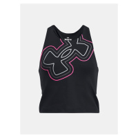 Under Armour Tílko Motion Branded Crop Tank-BLK - Holky