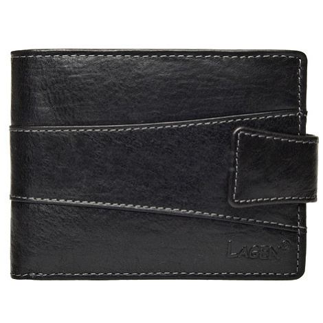 Lagen Pánská kožená peněženka V-298/T černá
