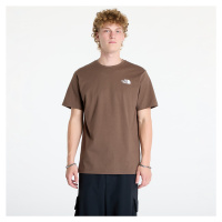 Tričko The North Face M S/S Box Nse Tee Smokey Brown/Tnf Black