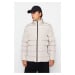 Trendyol Stone Regular Fit Wind and Water Resistant Puffer Winter Jacket