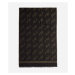 Šála karl lagerfeld k/signature jkrd woven scarf black/gold