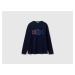 Benetton, Long Sleeve T-shirt With Logo Print