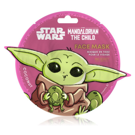 Mad Beauty Star Wars The Mandalorian The Child plátýnková maska s kokosem 25 ml