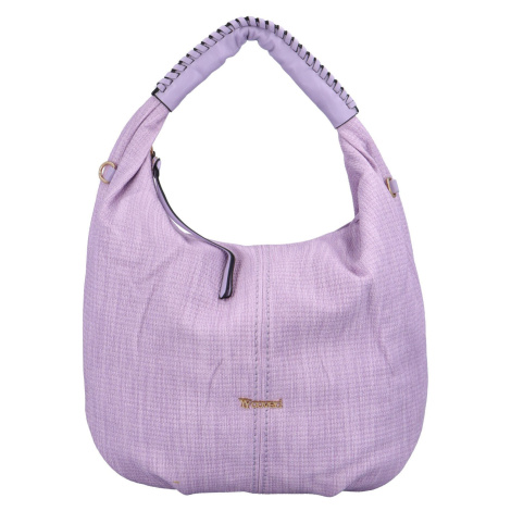 Elegantní dámská koženková kabelka přes rameno Guro, fialová Coveri