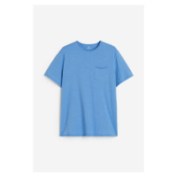 H & M - Tričko Regular Fit - modrá