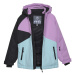 COLOR KIDS-Ski Jacket - Colorblock, aqua/esque Modrá