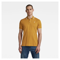 G-STAR Polo shirt - Dunda slim stripe polo s\s yellow