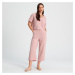 Sinsay - Bavlněná pyžamová souprava - Růžová