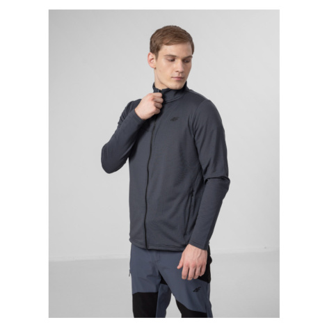 4F-MENS FLEECE PLM013-22S-ANTHRACITE Černá