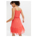 Bonprix BODYFLIRT síťované šaty na ramínka Barva: Oranžová, Mezinárodní