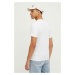 Bavlněné tričko Hollister Co. bílá barva