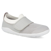 Barefoot tenisky Bobux - Dimension III Grey + White vegan šedé