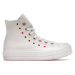 Converse Chuck Taylor All Star Lift Hi White Red (W)