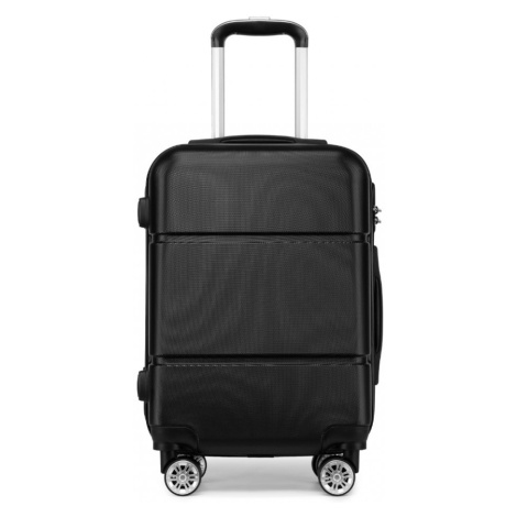 KONO kabinový kufr na kolečkách - ABS - 41L - černý