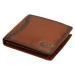 Pánská kožená peněženka EL FORREST 895-29 RFID hnědá