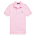 Dětská bavlněná polokošile Polo Ralph Lauren růžová barva
