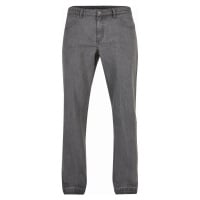 Pánské kalhoty // Urban Classics / Open Edge Loose Fit Jeans midgrey