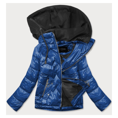 Modro/černá dámská bunda s kapucí (BH2003) BH FOREVER