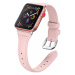 4wrist Kožený řemínek pro Apple Watch - 38/40/41 mm - Pink