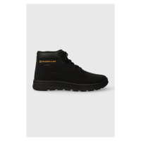 Semišové boty Caterpillar CITE WP dámské, černá barva, na plochém podpatku, P111271