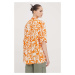 Košile Billabong On Vacation dámská, oranžová barva, relaxed, s klasickým límcem, ABJWT00455