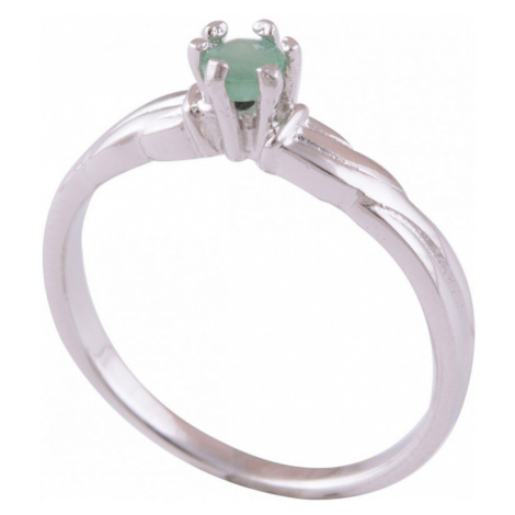 AutorskeSperky.com - Stříbrný prsten se smaragdem - S634