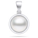 Brilio Silver Minimalistický stříbrný přívěsek s pravou perlou PT89W
